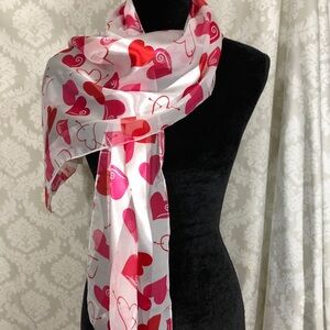 Oversized “hearts” Scarf
